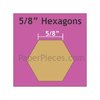 Hexagon 5/8 "
