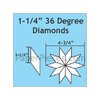 Diamond 1 1/4 " 36 degrees
