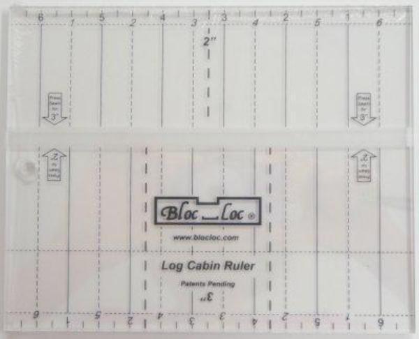 Blocloc log cabin ruler 2*3 inches