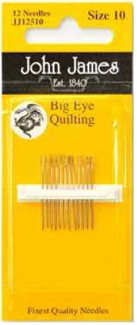 JJ Quilting  big-eye needles 10