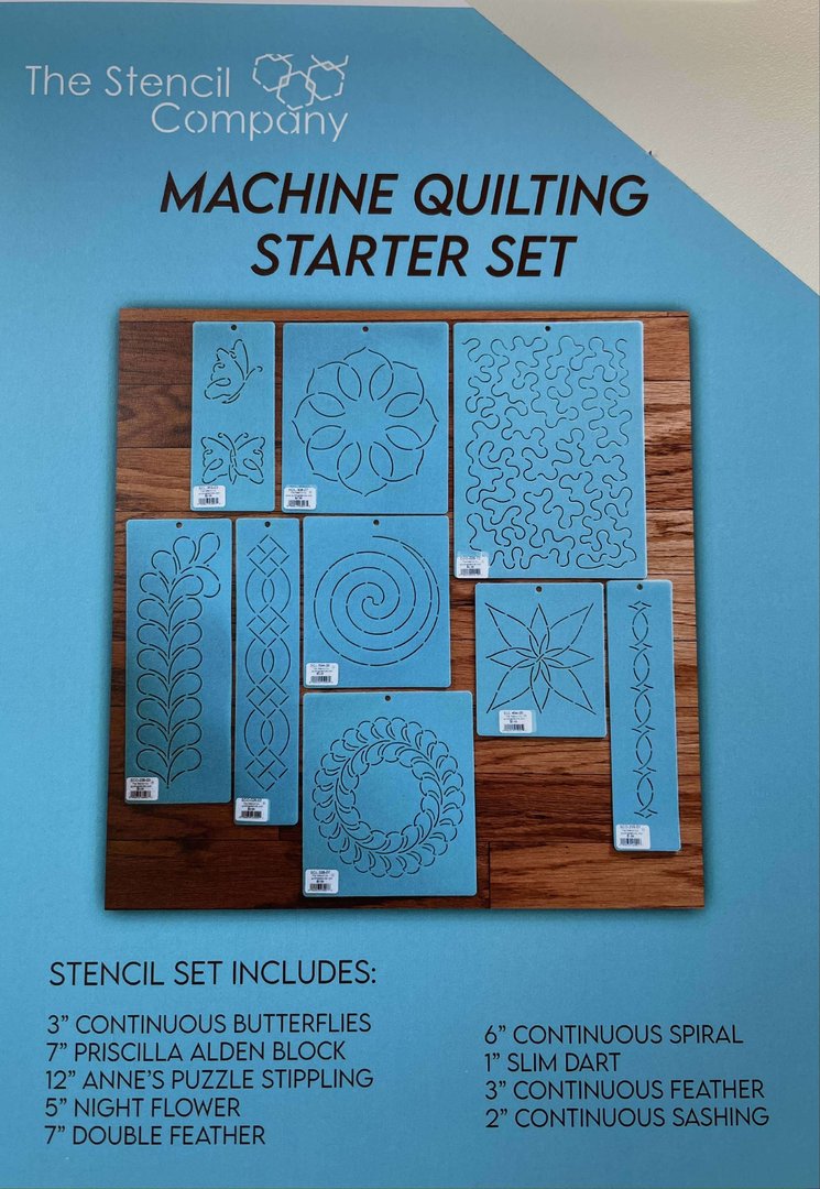 Stencil -Machine Quilting Starter Set