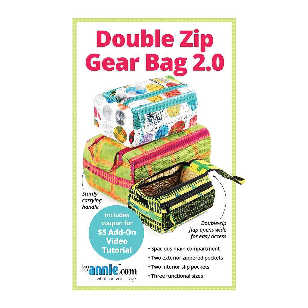 Double Zip Gear bag -kaava by Annie
