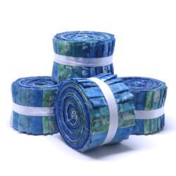 Batik mini jelly roll - blue