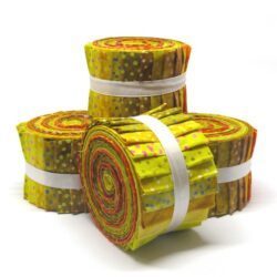 Batik mini jelly roll -yellow
